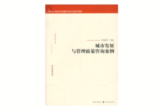 城市發展與管理政策諮詢案例