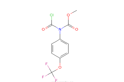 N-氯甲醯基-N-[4-（三氟甲氧基）苯基]氨基甲酸甲酯