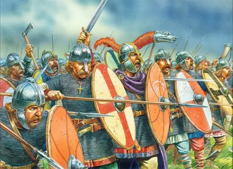 西帝國步兵由高盧 法蘭克和撒克遜等非拉丁裔組成