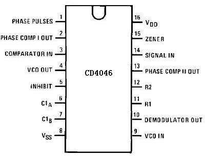 CD4046引腳功能