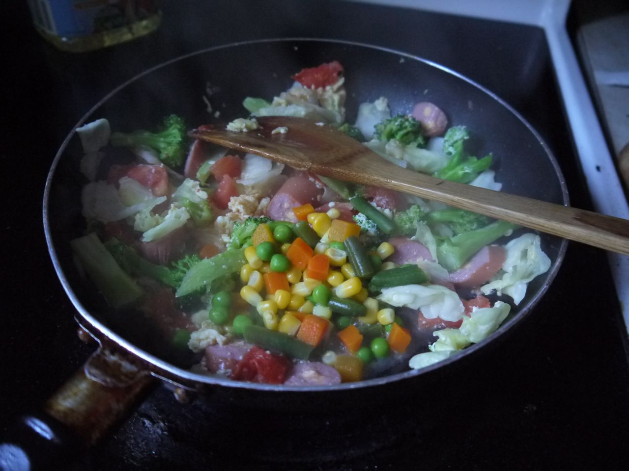 花椰菜番茄蛋飯