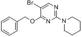 4-苄氧基-5-溴-2-（1-哌啶）嘧啶，95%