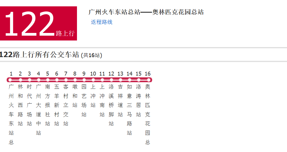 廣州公交122路