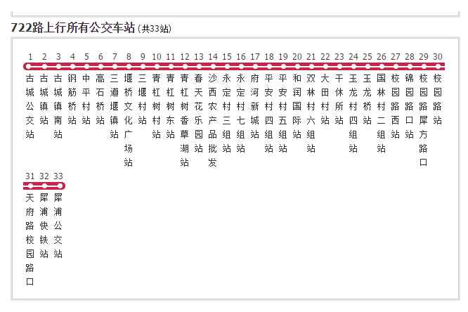 成都公交722路