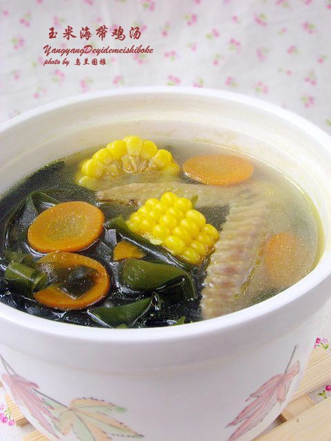 玉米海帶雞湯