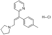 2-（1-（4-甲基苯基）-3-（1-吡咯烷基）-1-丙烯基）吡啶鹽酸鹽