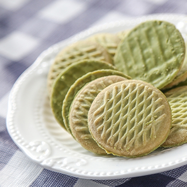 綠茶格子餅乾