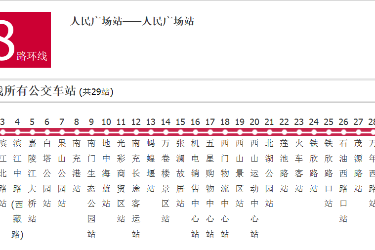 南充公交28路環線