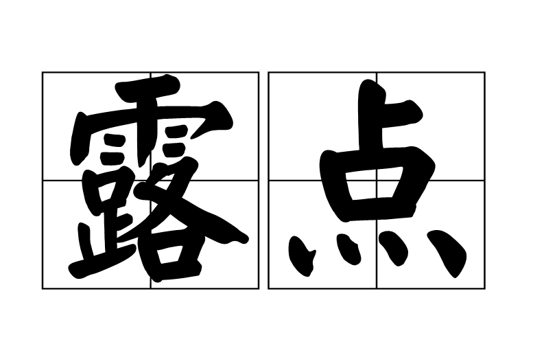 露點(詞語釋義)