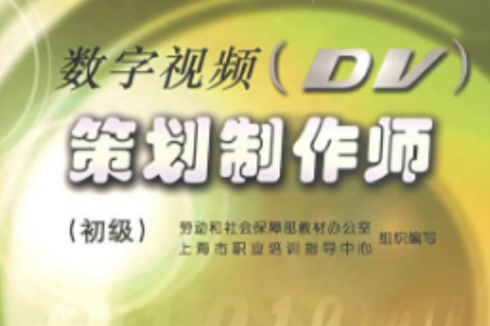 數字視頻(DV)策劃製作師(職業名稱)