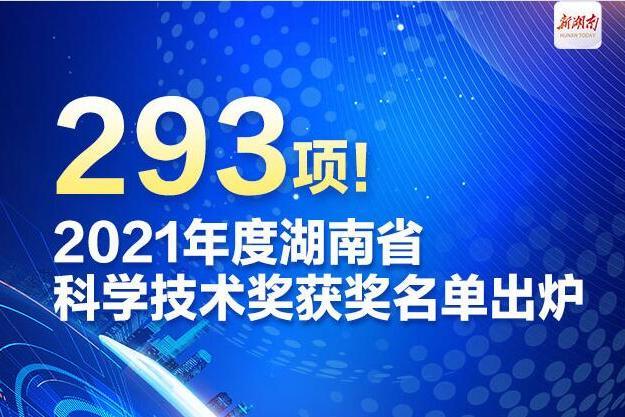 2021年度湖南省科學技術獎