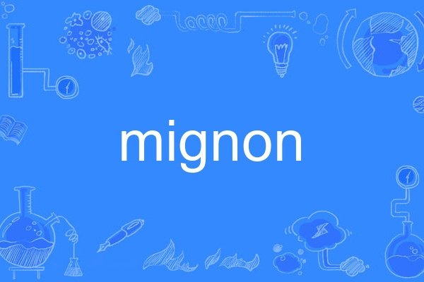 mignon(英語單詞)