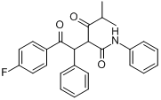 2-[2-（4-氟苯基）-2-氧代-1-苯基乙基]-4-甲基-3-氧代-N-苯基戊醯胺