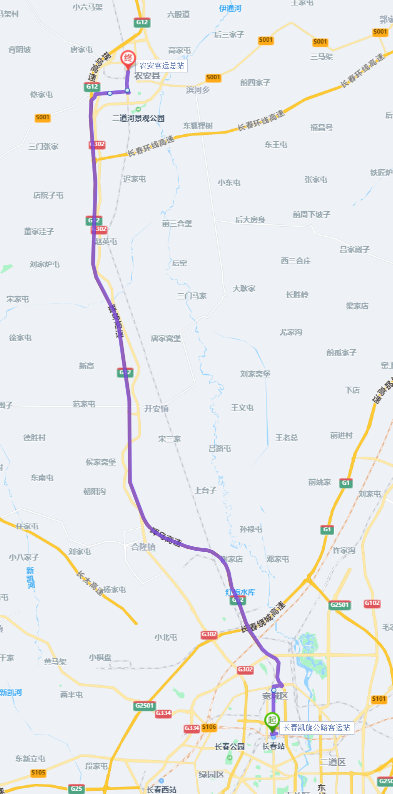 長春公交T370路