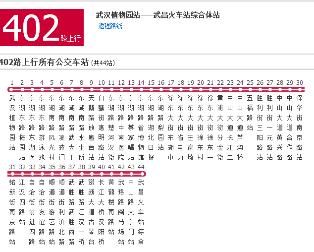 武漢公交402路