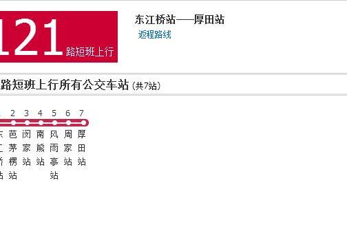 南昌公交121路短班