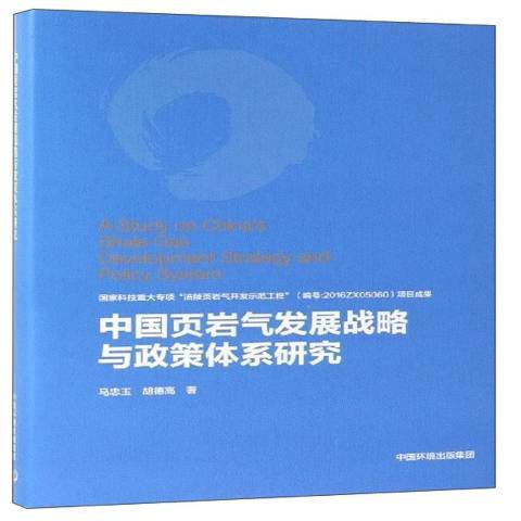 中國頁岩氣發展戰略與政策體系研究(2019年中國環境出版集團出版的圖書)