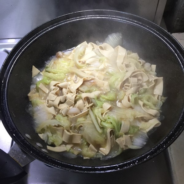 乾白菜豆腐醬煲