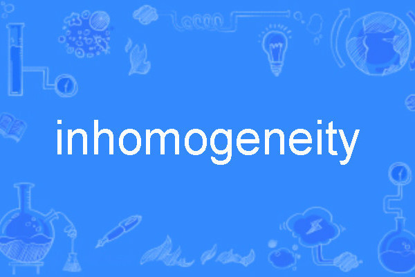 inhomogeneity