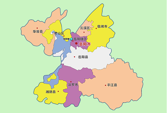 岳陽市行政區劃