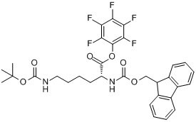 N\x27-叔丁氧羰基-N-芴甲氧羰基-D-賴氨酸五氟苯基酯