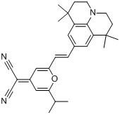 2-[2-異丙基-6-[2-（2,3,6,7-四氫-1,1,7,7-四甲基-1H,5H-苯並[ij]喹嗪-9-基）乙烯基]-4H-吡喃-4-亞基]丙二腈