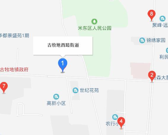 古牧地西路街道