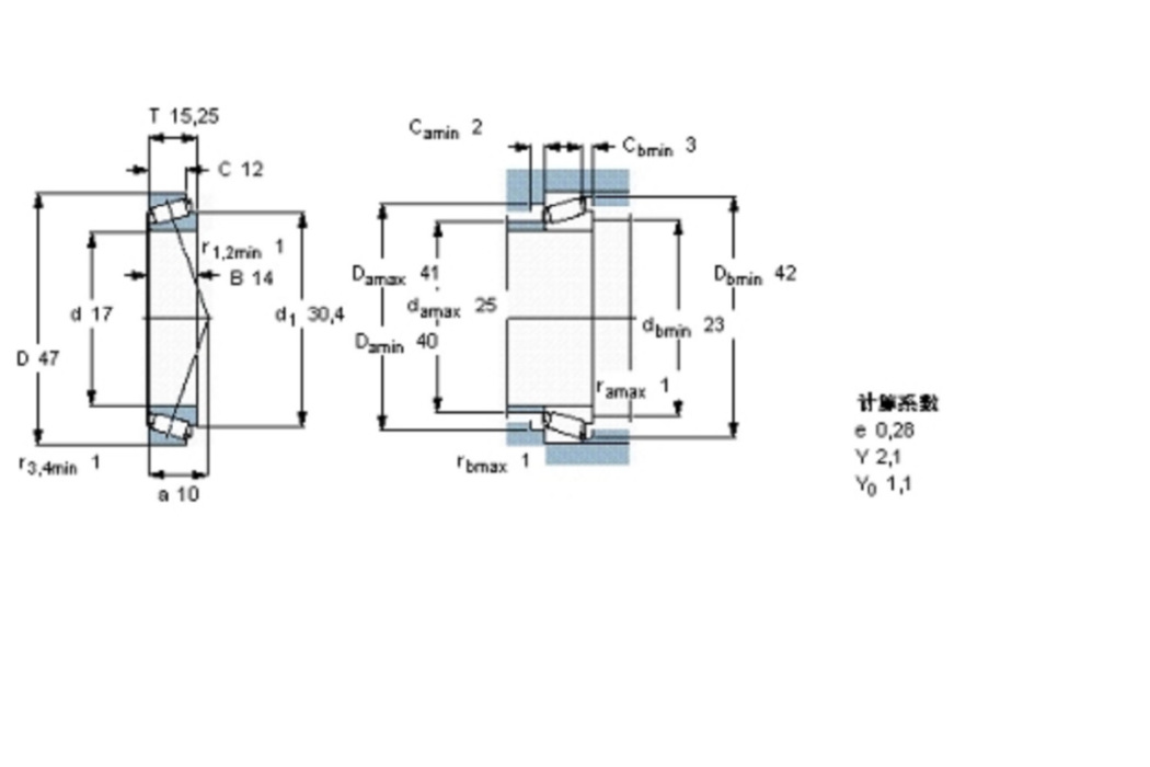 SKF 30303J2軸承