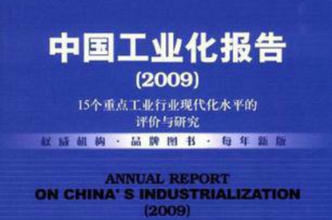 中國工業化報告：15個重點工業行業現代化水平的評價與研究