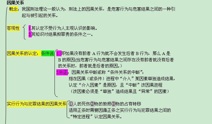 刑法因果關係