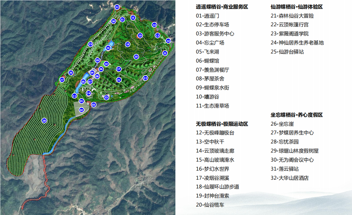 大華山蝶棲谷景區