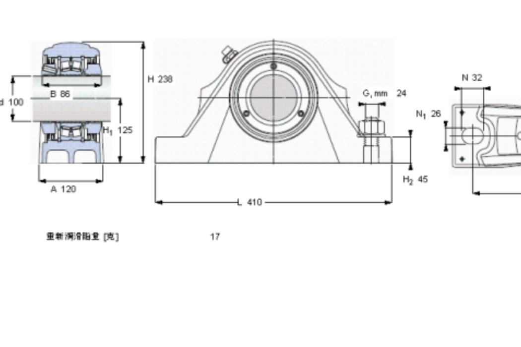 SKF SYNT100FTS軸承