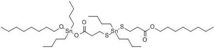 二丁基[[3-[[二丁基[（2-羧乙基）硫代]甲錫烷基]硫代]丙醯]氧基]（辛氧基）錫烷辛酯