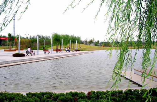 公園內景