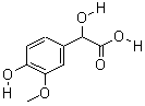 4-羥基-3-甲氧基-DL-扁桃酸 分子式圖片