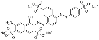 6-氨基-4-羥基-3-[[7-磺基-4-[（4-磺基苯基）偶氮]-1-萘基]偶氮]-2,7-萘二磺酸四鈉鹽