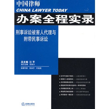 中國律師辦案全程實錄：刑事訴訟被害人代理與附帶民事訴訟