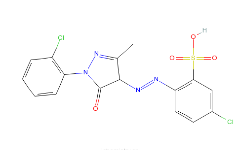 5-氯-2-[[1-（2-氯苯基）-4,5-二氫-3-甲基-5-氧代-1H-吡唑-4-基]偶氮]苯磺酸