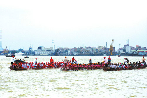 新塘2010年龍舟例景