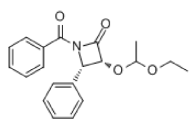 (3R,4S)-1-苯甲醯-3-（1-乙氧乙氧基）-4-苯基-2-氮雜環丁酮