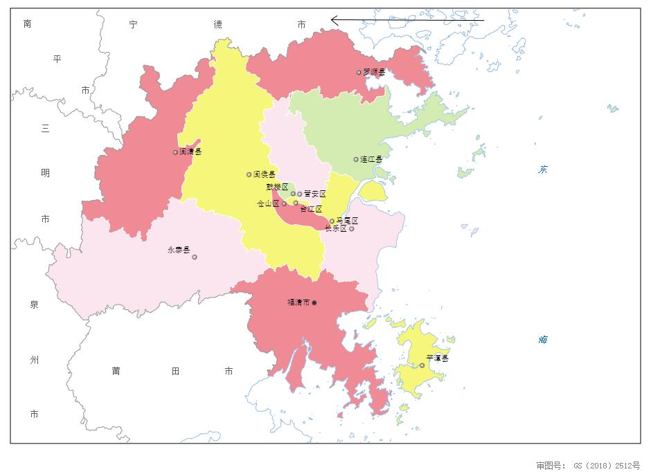 2018年福州區劃