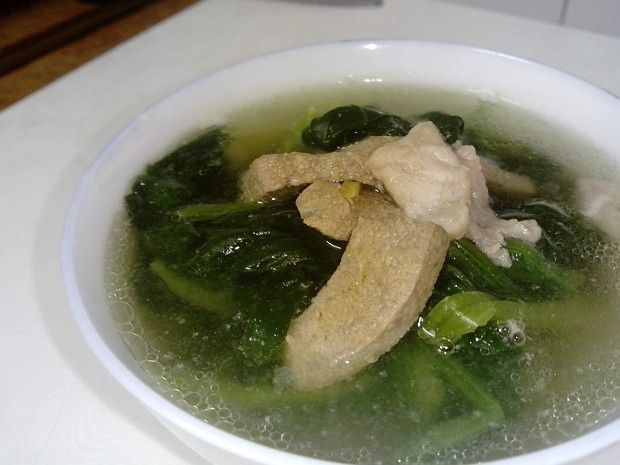 菠菜瘦肉湯