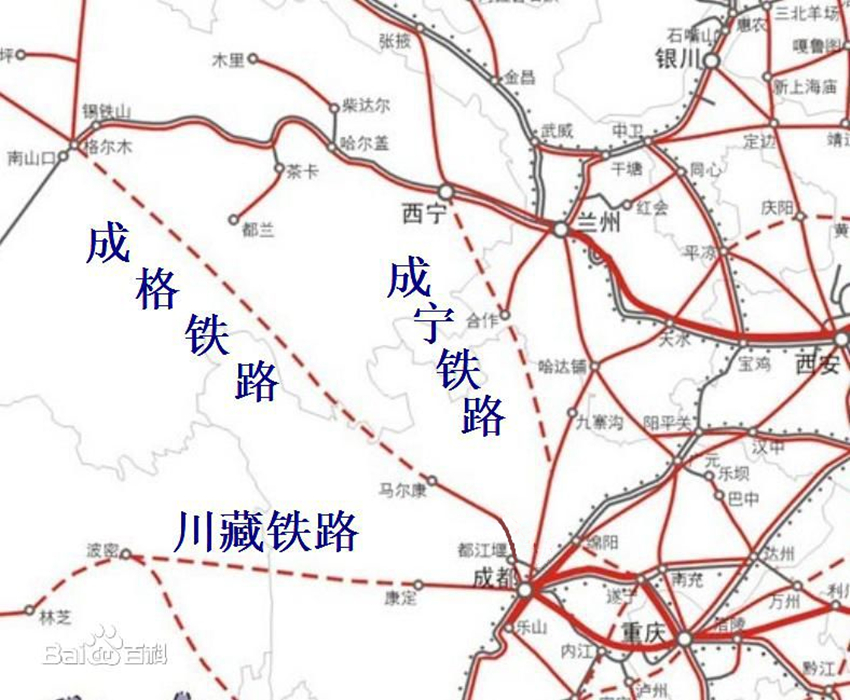 成格鐵路、成寧鐵路概略