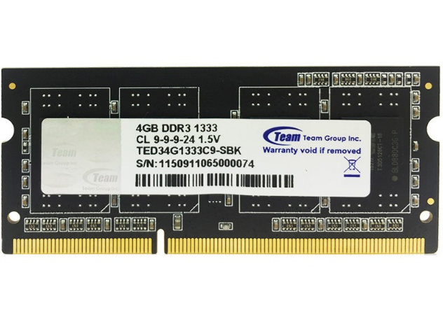 Team 8GB DDR3 1600(TED38G1600C11-SBK)