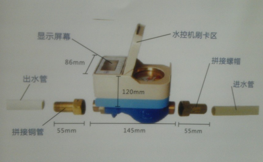 IC卡預付費民用水錶