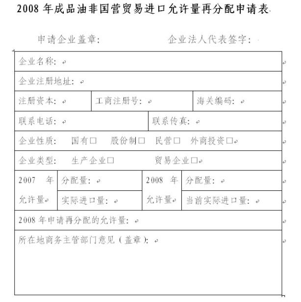 商務部關於公布2011年原油非國營貿易進口允許量總量，申請條件和申請程式的公告