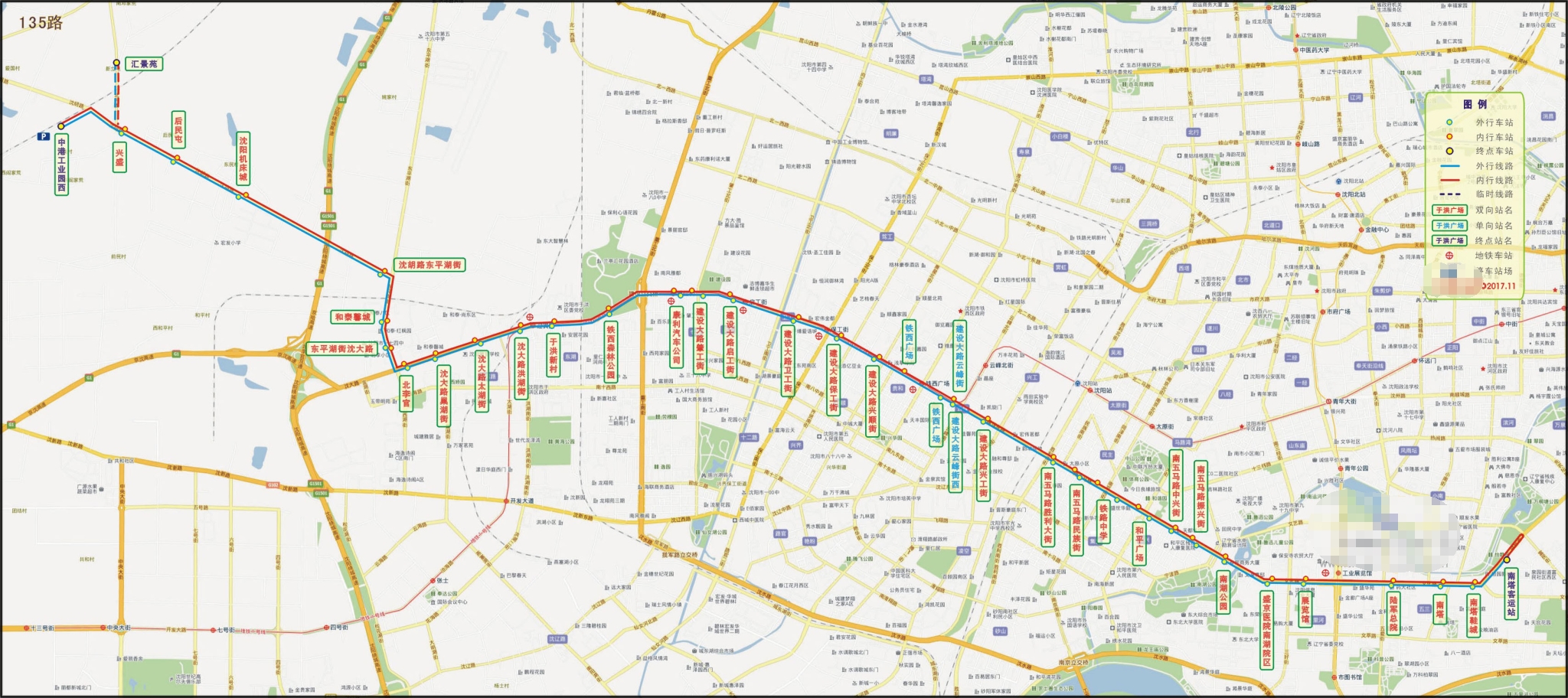 135路線路走向圖