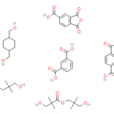 間苯二酸與對苯二酸、1,2,4-苯三酸酐、1,4-環己烷二甲醇、新戊基二醇和丙酸-3-羥基-2,2-二甲基丙基-3-羥基-