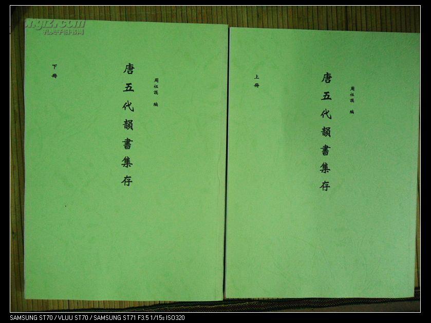 唐五代韻書集存