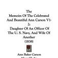 The Memoirs Of The Celebrated And Beautiful Ann Carson V1-2